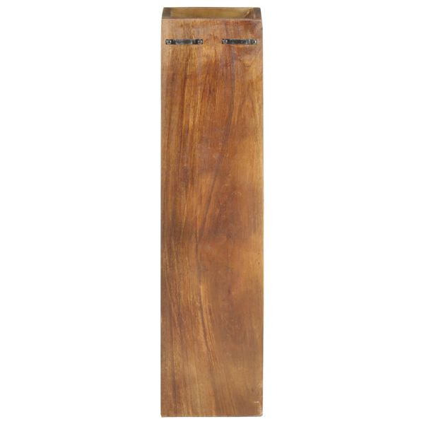 vidaXL vinreol til 5 flasker massivt genbrugstr&aelig;