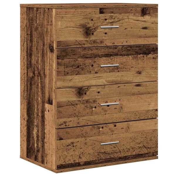 vidaXL Sideboard Gammelt tr&aelig; 60 x 39 x 80 cm Konstrueret tr&aelig;