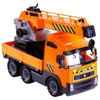 Polesie Wader lastbilsæt med kran 4 dele polypropylen orange og sort
