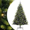vidaXL Kunstig Hengende Juletr&aelig; 300 LEDs Gr&oslash;n 180 cm PVC og PE