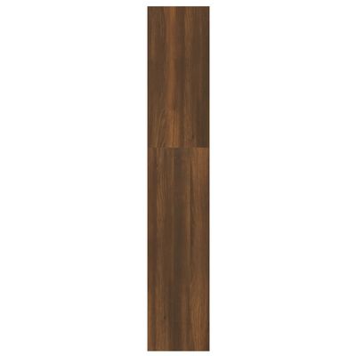 vidaXL bogreol/rumdeler 100x30x166 cm brun egetræ