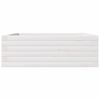 vidaXL plantekasse 70x70x23 cm massivt fyrretræ hvid