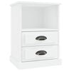 vidaXL sengebord 43x36x60 cm hvid