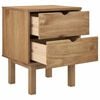 vidaXL sengebord OTTA 45x39x57 cm massivt fyrretr&aelig;