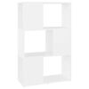 vidaXL bogreol/rumdeler 60x24x94 cm konstrueret tr&aelig; hvid