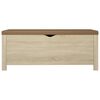 vidaXL opbevaringskasse m. hynde 105x40x45cm konstrueret tr&aelig; sonoma-eg