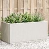 vidaXL plantekasse 80x36x35 cm PP hvid