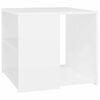 vidaXL sidebord 50x50x45 cm konstrueret tr&aelig; hvid