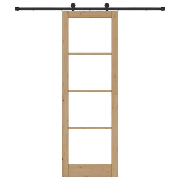 vidaXL Skydedør ORKDAL Naturfarvet 78 x 232 cm