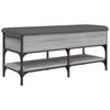 vidaXL skob&aelig;nk 102x42x45 cm konstrueret tr&aelig; gr&aring; sonoma-eg