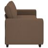 vidaXL 3-personers sofa 220x77x82 cm stof brun