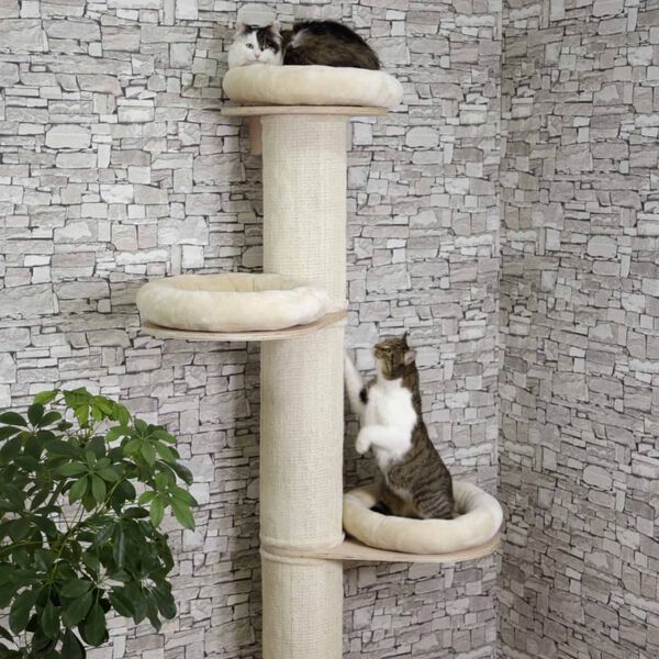Kerbl kradsetræ til katte Dolomit Tower 187 cm beige