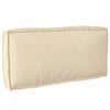 vidaXL Pude Beige 80 x 40 x 12 cm Oxford stof