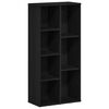 vidaXL bogreol 50x25x104 cm konstrueret tr&aelig; sort-eg