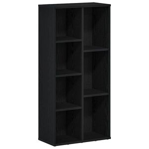 vidaXL bogreol 50x25x104 cm konstrueret tr&aelig; sort-eg