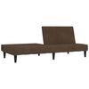 vidaXL 2-personers sovesofa mikrofiberstof brun