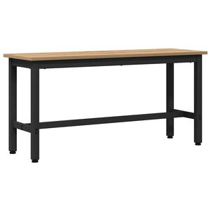 vidaXL Spiseb&aelig;nk 100 x 32,5 x 48,5 cm Ingeni&oslash;rtr&aelig; og st&aring;l