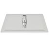 vidaXL brusehoved rainshower-funktion 2 stk. rustfrit stål 25 x 25 cm