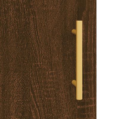 vidaXL vægskab 60x31x70 cm konstrueret træ brun egetræsfarve