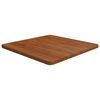 vidaXL firkantet bordplade 60x60x2,5 cm behandlet massivt eg m&oslash;rkebrun