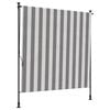 vidaXL Udend&oslash;rs Rullegardin Anthracit og hvid 100 x 270 cm