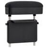vidaXL arml&aelig;n til bilen universal sort 23x8x(30-38) cm ABS