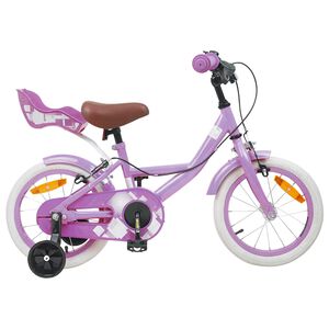 vidaXL B&oslash;rnecykel 12 tommer til 2-4 &aring;r gamle Lilla