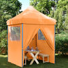 vidaXL Party Tent Orange 200 x 200 x 306 cm Oxford stof