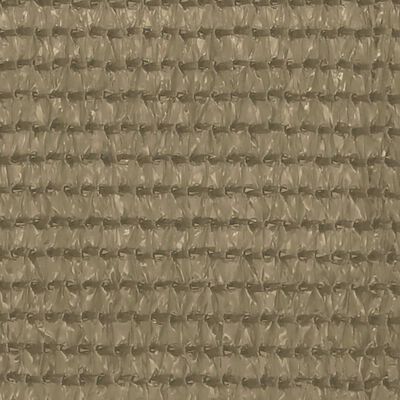 vidaXL altanafskærmning 120x300 cm HDPE gråbrun