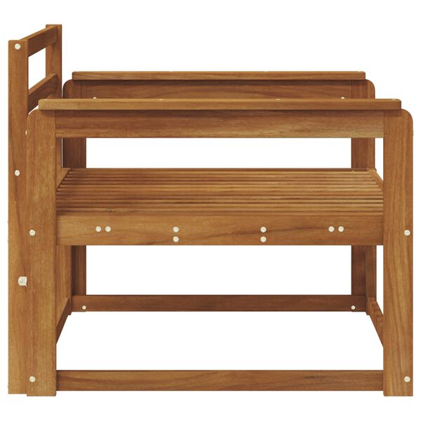 vidaXL Udend&oslash;rs Mellem Sofa Massivt Akacietr&aelig; Naturfarvet