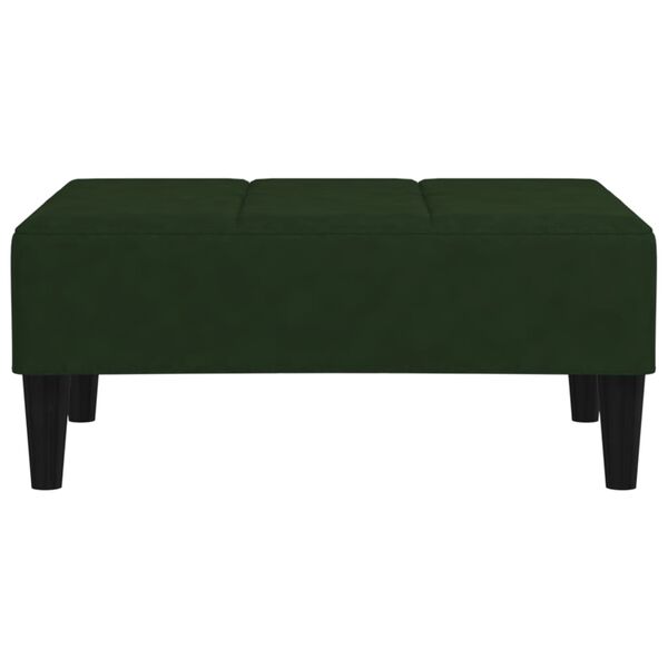 vidaXL fodskammel 78x56x32 cm fl&oslash;jl m&oslash;rkegr&oslash;n