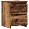 vidaXL sengebord 30x30x40 cm konstrueret tr&aelig; antikt tr&aelig;look