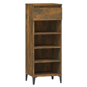 vidaXL skoreol 40x36x105 cm konstrueret tr&aelig; r&oslash;get egetr&aelig;sfarve