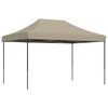 vidaXL pop op-festtelt 410x279x315 cm foldbart gr&aring;brun