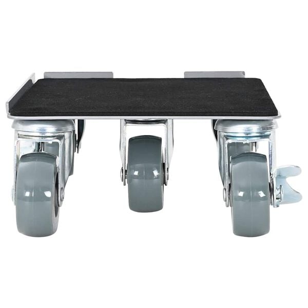 vidaXL m&oslash;belruller 4 stk. med l&oslash;fteanordning 17,5x16x7,5 cm st&aring;l 1600 kg