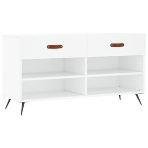 vidaXL skob&aelig;nk 102x35x55 cm konstrueret tr&aelig; hvid