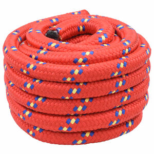 vidaXL B&aring;dsnor 4 mm 10 m R&oslash;d