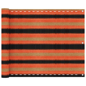 vidaXL altanafsk&aelig;rmning 75x400 cm HDPE flerfarvet