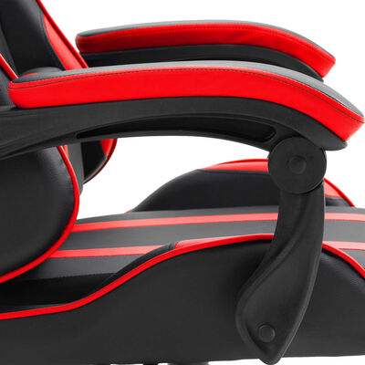 vidaXL gamingstol kunstlæder rød