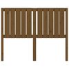 vidaXL sengeg&aelig;rde 125,5x4x100 cm massivt fyrretr&aelig; gyldenbrun