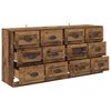 vidaXL Sideboards med skuffe 2 pcs Gammelt tr&aelig; 70 x 35,5 x 67,5 cm