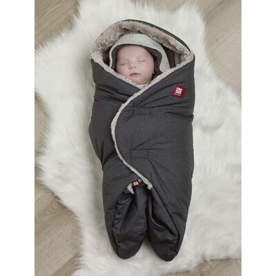 RED CASTLE svøbetæppe Babynomade Tendresse 0-6 måneder grå