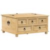 vidaXL opbevaringsboks Corona 90x78x45 cm massivt fyrretr&aelig;