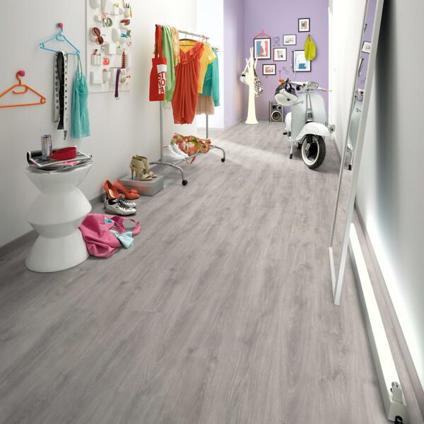 Egger gulvbr&aelig;dder laminat 32,76 m&sup2; 6 mm North Cape oak grey