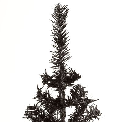 vidaXL smalt juletræ 120 cm sort