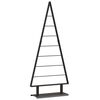 vidaXL Metal juletr&aelig; Sort 125,5 cm St&aring;l