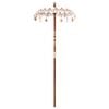 vidaXL Balinesisk Parasol Creme 125 x 125 x 260 cm