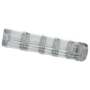 vidaXL Markhegn Sølv 100 x 0.8 m Galvaniseret stål