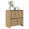 vidaXL Sideboard Artisan Egetr&aelig; 70 x 41 x 75 cm Konstrueret tr&aelig;