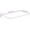 vidaXL bordplade 120x60x2,5 cm naturlig kant massivt mangotr&aelig;